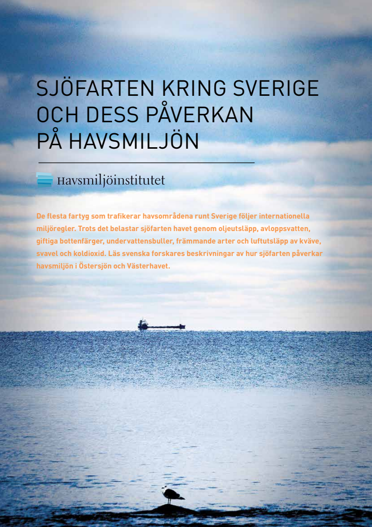Sjöfarten kring Sverige och dess påverkan på havsmiljön