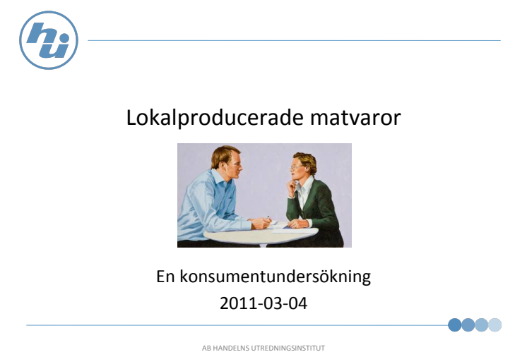 Lokalproducerade matvaror