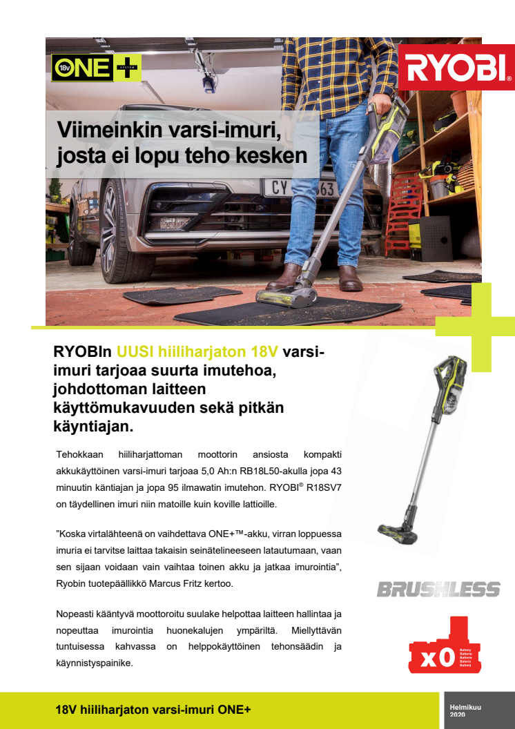 Viimeinkin varsi-imuri, josta ei lopu teho kesken