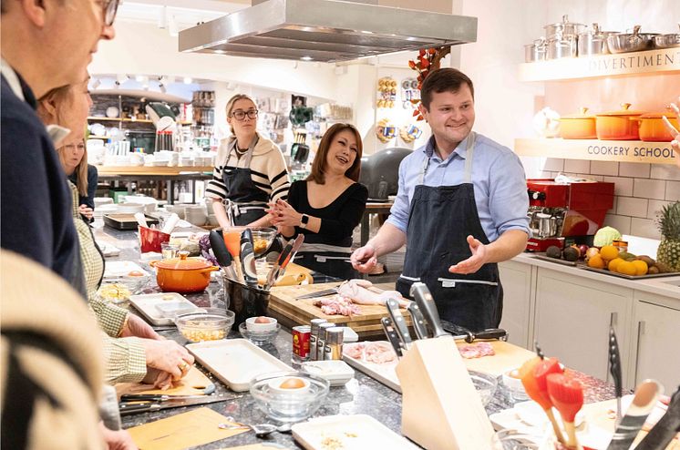 It's all smiles at London's exclusive Divertimenti cookery school, which has a Bluewater kitchen station installed to ensure tap water is a pure as nature intended without the chemicals found in the British capital's tap water.