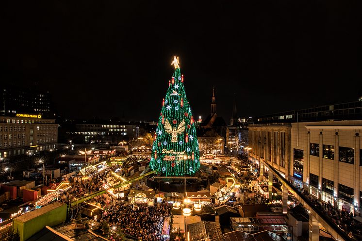 1. Weihnachtsbaum in Dortmund