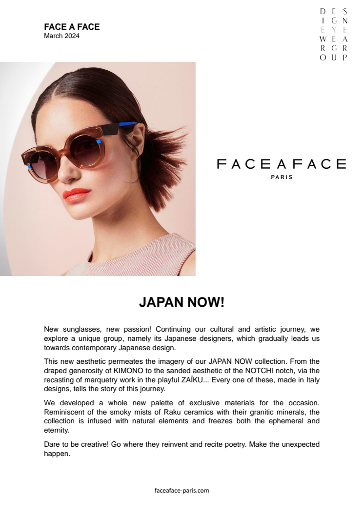 FACE A FACE - JAPAN NOW !