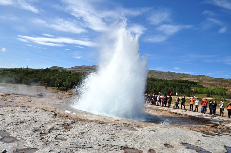 Gejsern Strokkur - Island