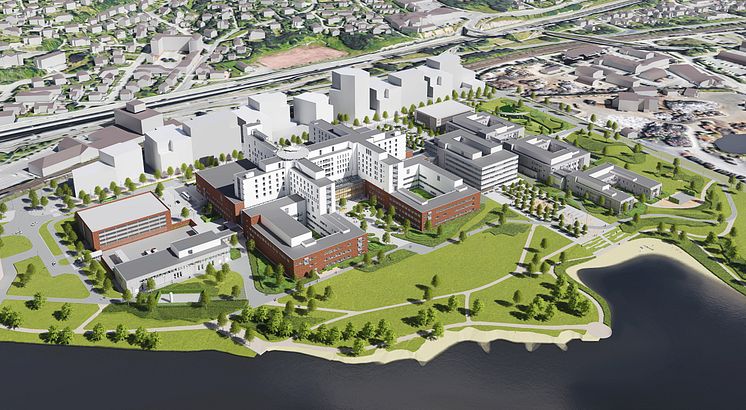 Nytt  sykehus Drammen perspektiv