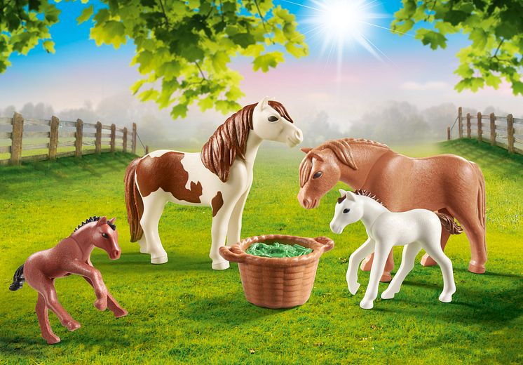 Ponys mit Fohlen (70682) von PLAYMOBIL