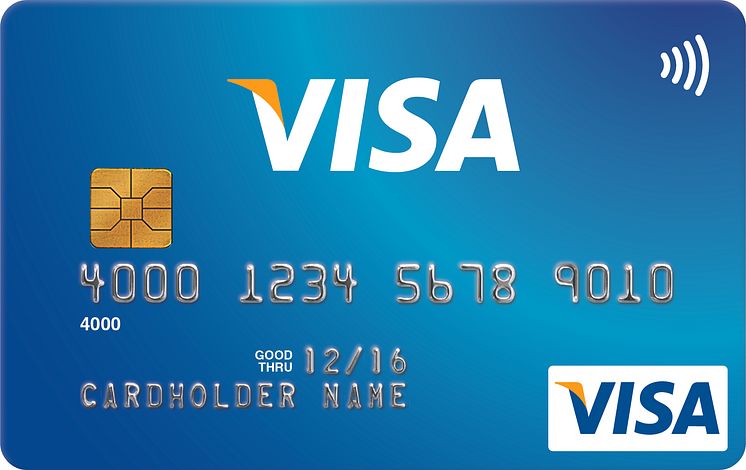 Visa Kreditkarte kontaktlos