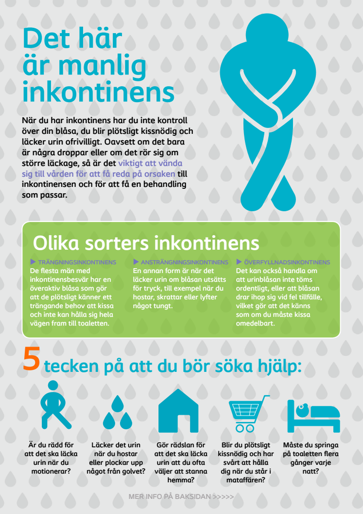 Information om inkontinens, print