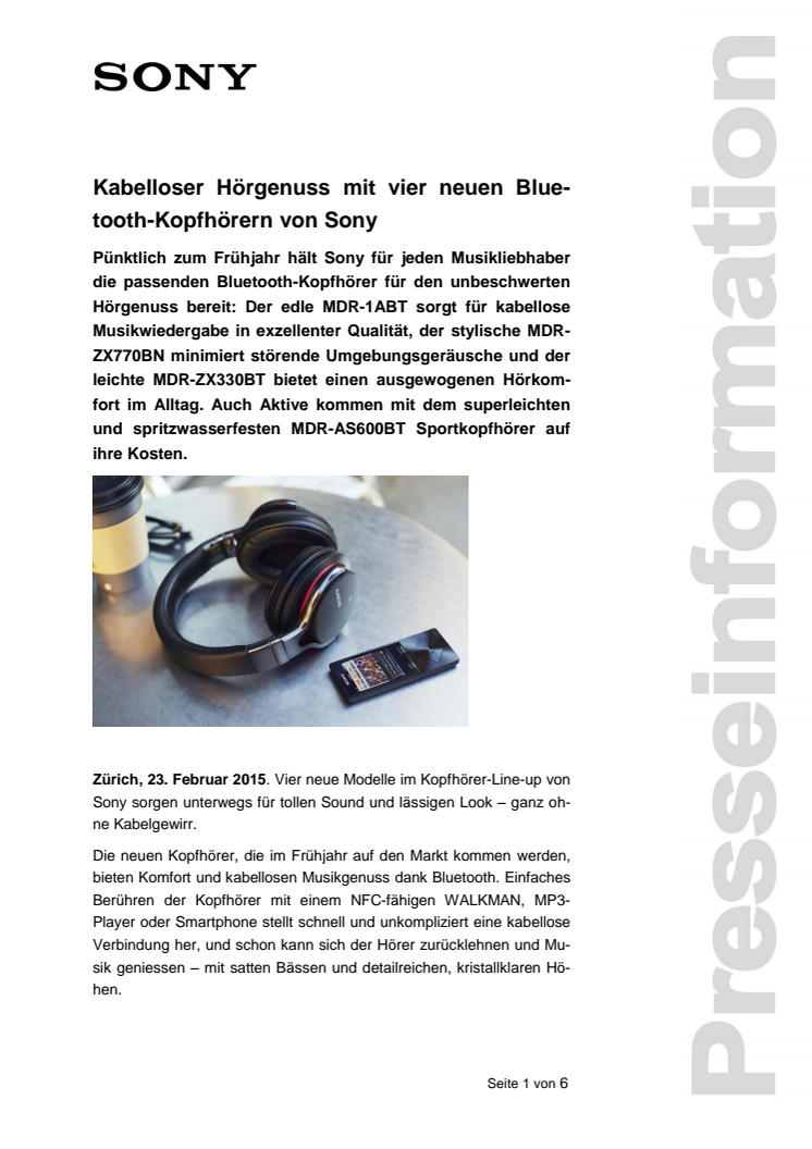 Medienmitteilung_Bluetooth Kopfhörer_D-CH_150223