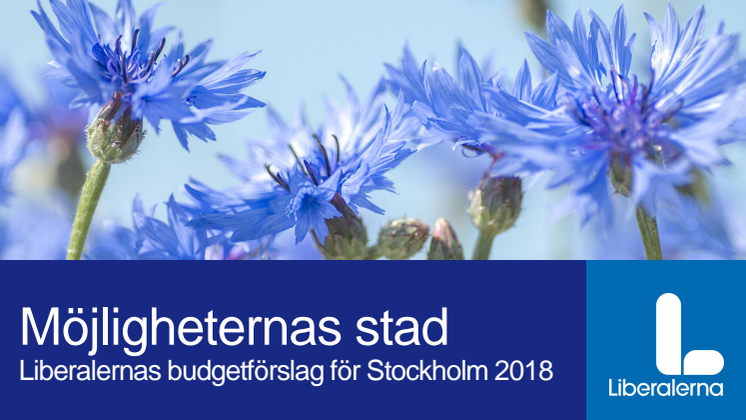 Presentation - Liberalernas budget för Stockholm 2018