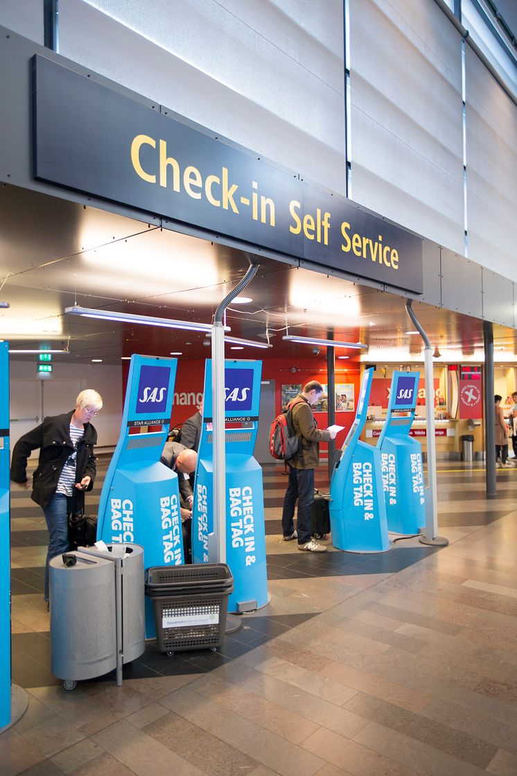 Stockholm Arlanda Airport, Self-Service Check-in