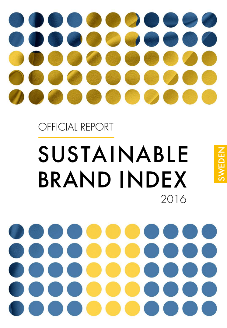 Sustainable Brand Index 2016 - Official Report Sweden