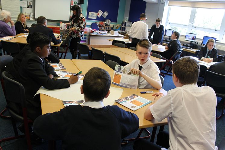 S3 Students at Springburn Academy get to grips with the Money Wise Programme