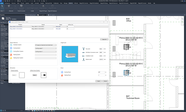 An updated version of LindQST MagiCAD plugin enhances the process for ventilation professionals, improving integration and efficiency.