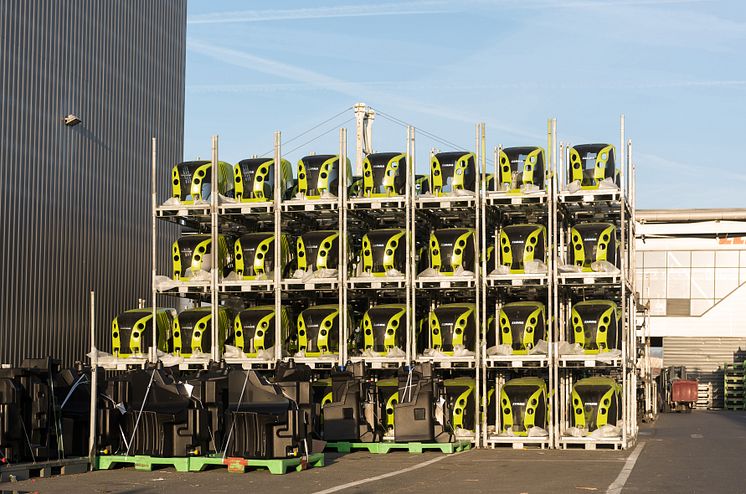 CLAAS traktorfabrik i Le Mans