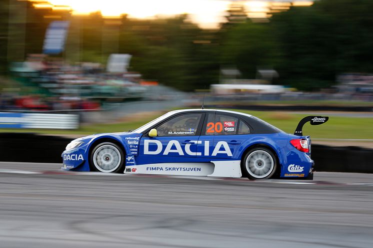 Dacia Dealer Team, Mattias Andersson. Foto: Racefoto