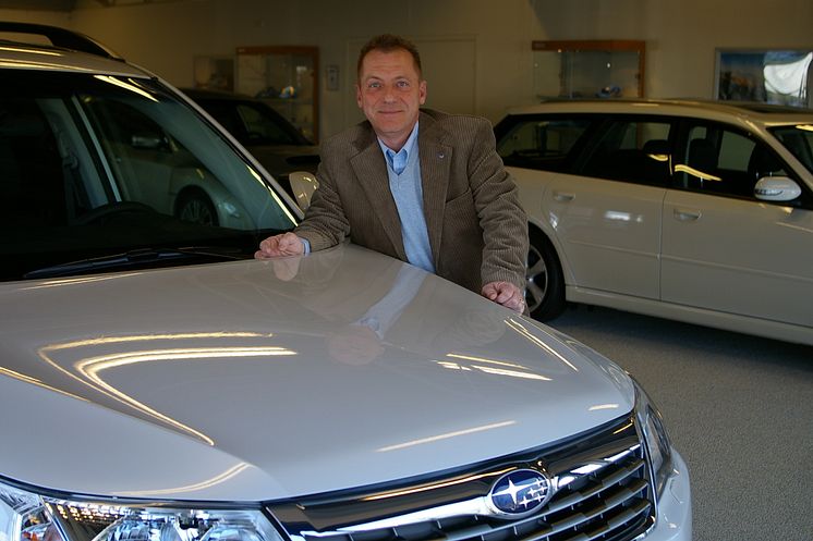 Thomas Possling, informationschef Subaru Nordic AB
