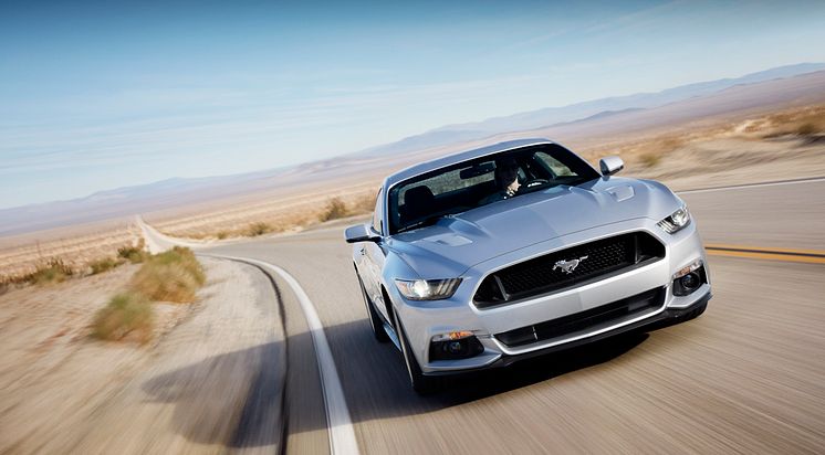 Nye Ford Mustang skal også selges i Europa