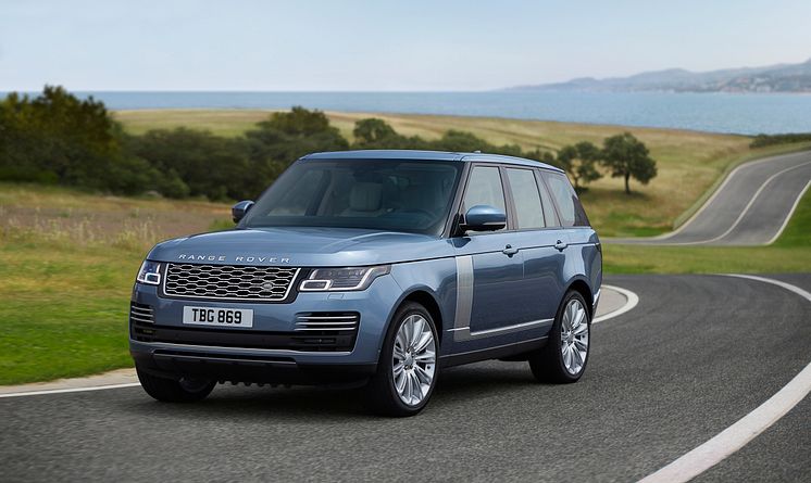 Range Rover Model year 2018 driving