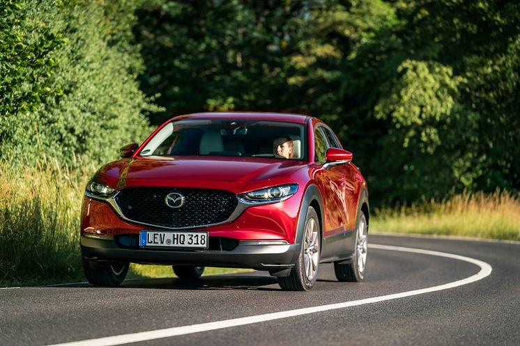 Mazda CX-30 i Soul Red Crystal