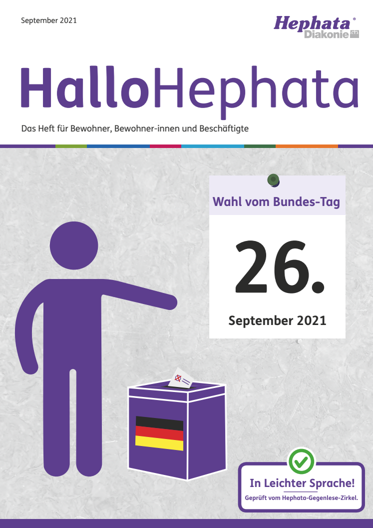 Leichte Sprache: Informationen zur Bundestagswahl