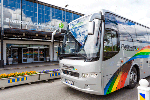 Flygbuss på Bromma Airport