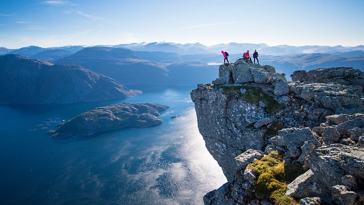 Hornelen Via Ferrata opening