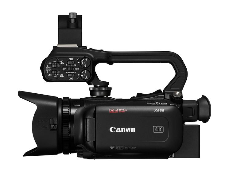 Canon XA65 LEFT SIDE