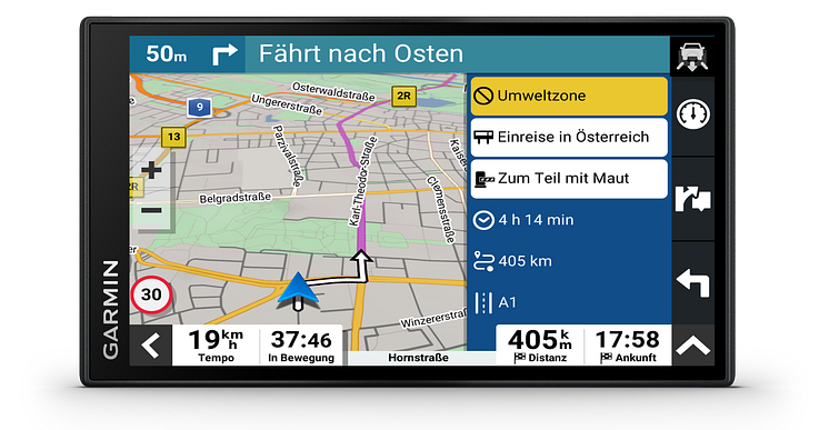 Garmin DriveSmart66 Umweltzonen 