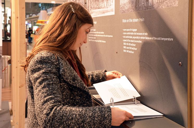 Wanderausstellung "Reisende Musiker" in den Promenaden Hauptbahnhof - Foto: Sarah Stollberg