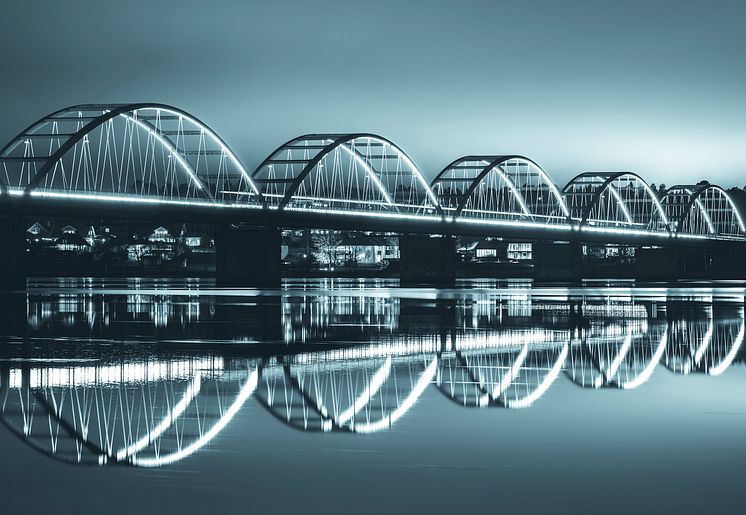 Bergnäsbron, fotoutställning vid Luleå tekniska universitet