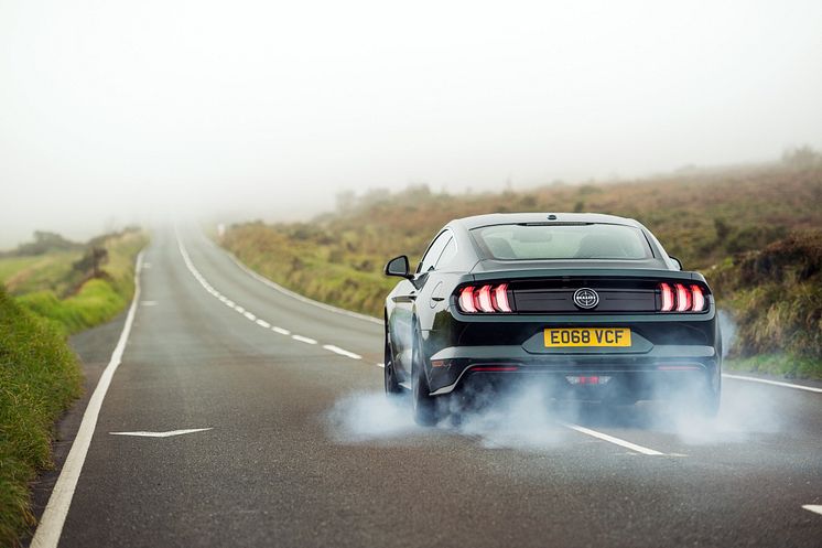 Mustang Bullitt på Isle of man