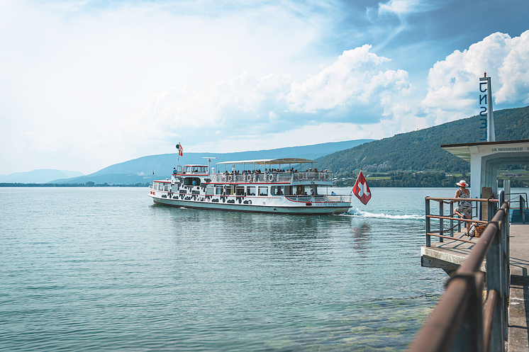 St. Peterinsel Schiffsteg, Jura & Drei-Seen-Land  