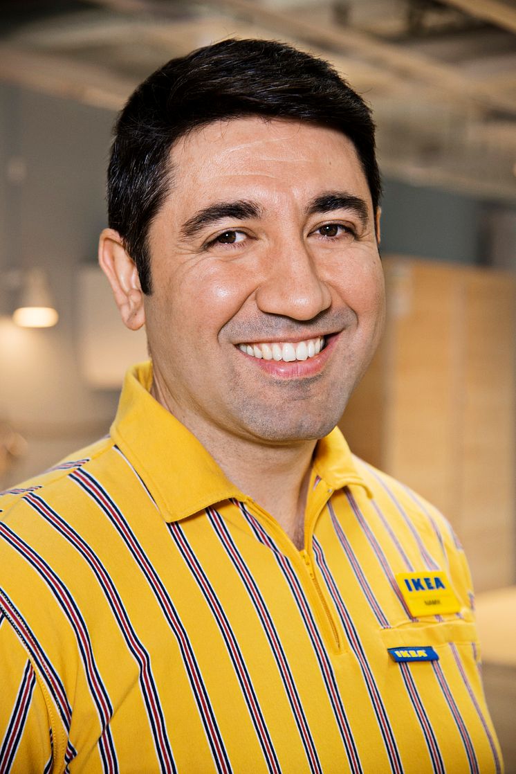 Namik Catkafa, varehuschef i IKEA Odense