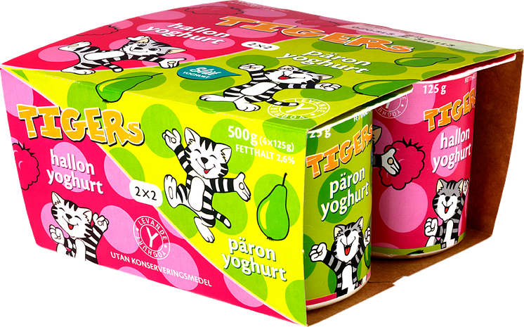 Tiger 4-pack hallon päron