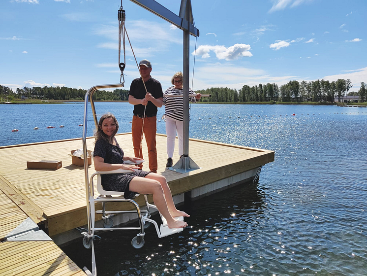 Johanna Larsson Henrik Lander och Marianne Fröding