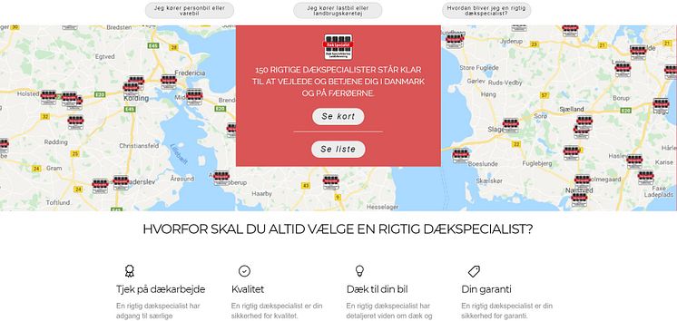 En rigtig dækspecialist hjemmeside
