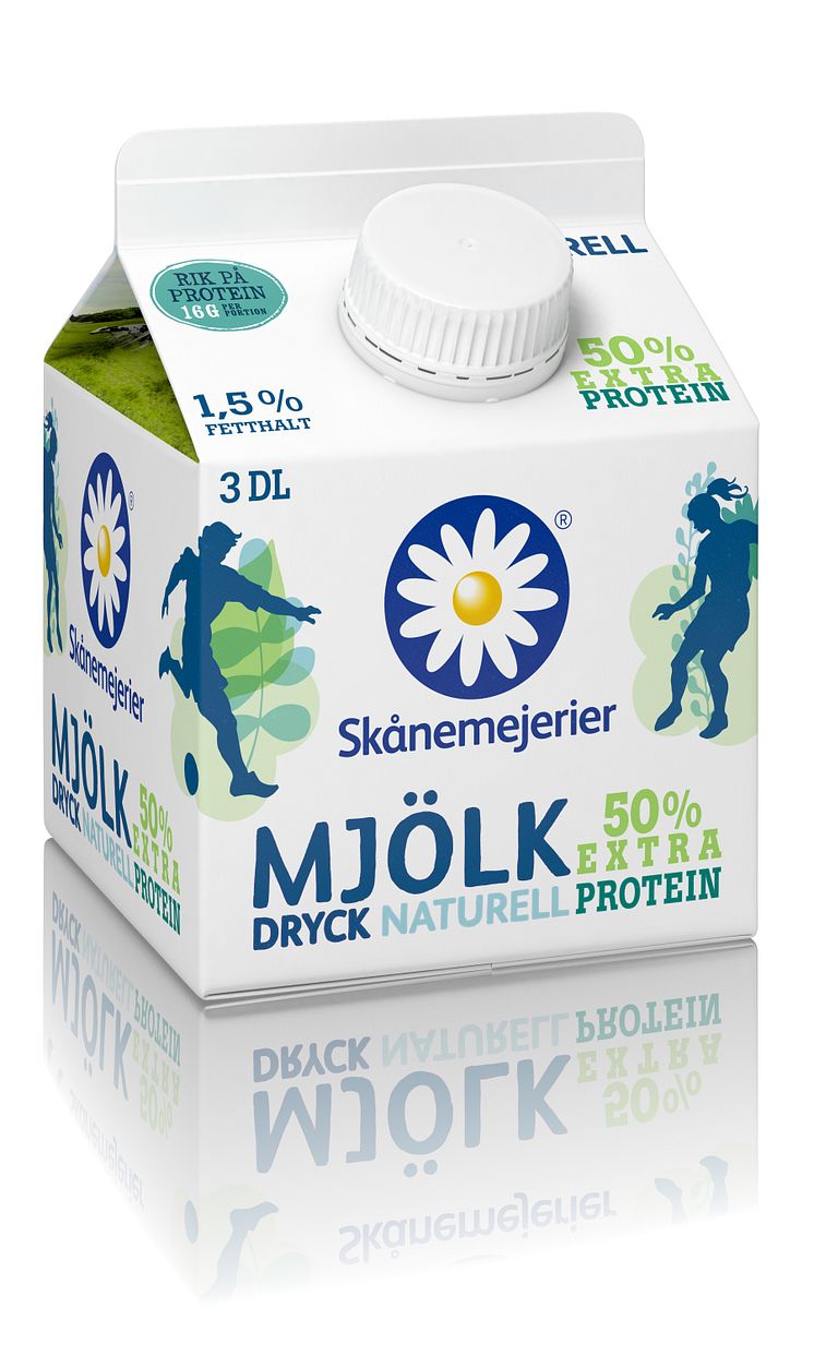 Mjölkdryck med extra protein naturell 3 dl
