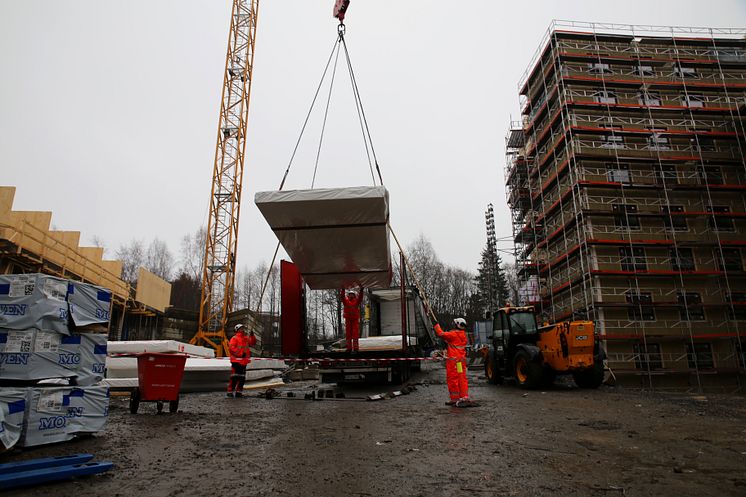 Kringsjå Studentby - byggeplass