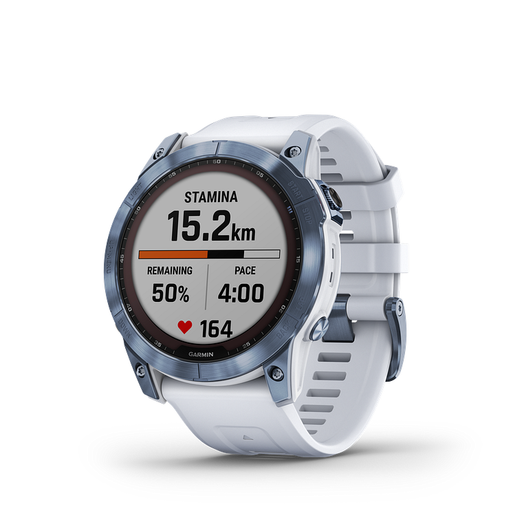 Garmin_fenix 7X Sapphire_Solar_Steinweiß_Blau