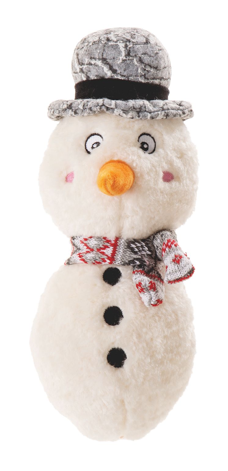 Little&Bigger ScandiClassics Dog Toy Snowman.jpg