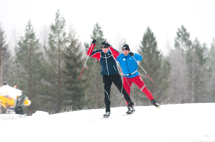 Langrennstrening på Trysil-Knut Arena