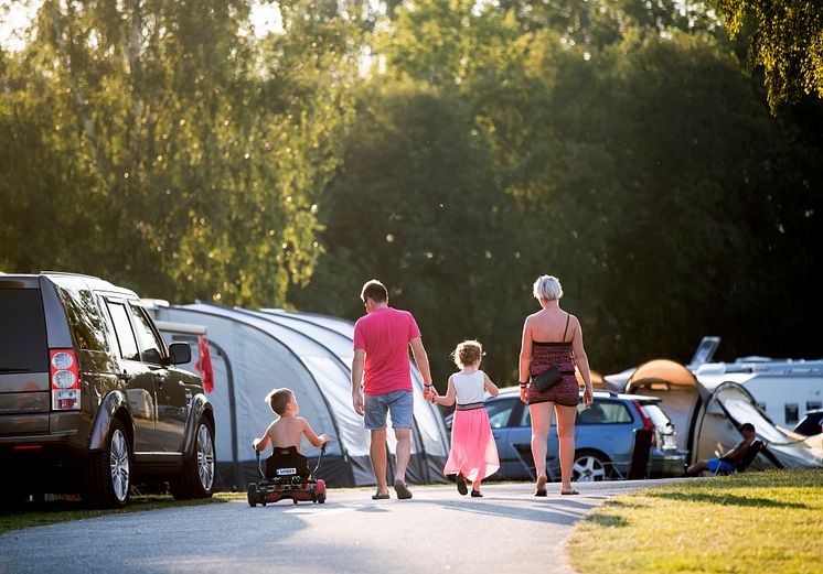 Familieferie på Gustavsviks camping. Foto: Gustavsvik