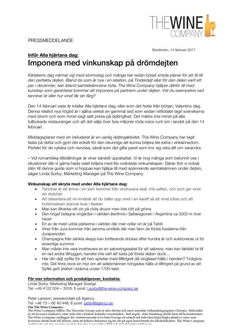 Alla hjärtans dag: Imponera med vinkunskap på drömdejten