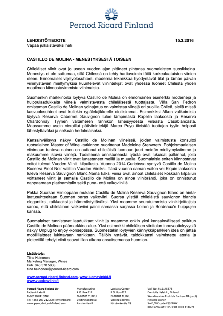 CASTILLO DE MOLINA - MENESTYKSESTÄ TOISEEN 