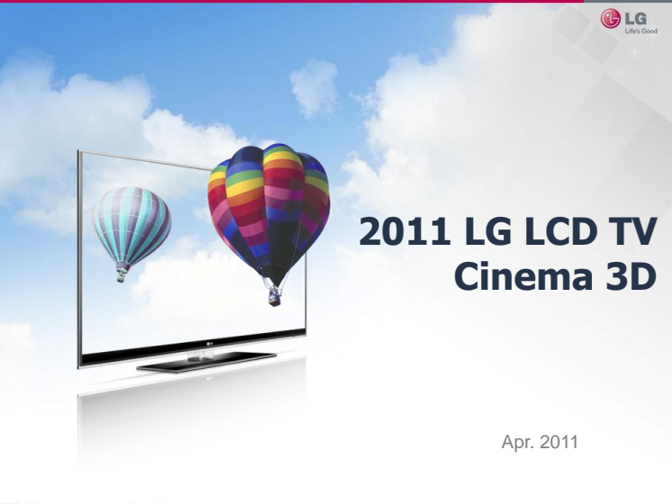 LG Cinema 3D tech spec