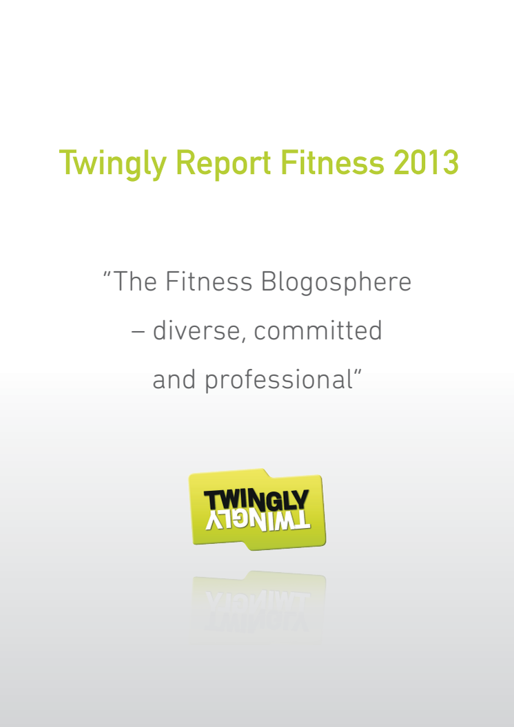 Twingly Report Fitness 2013