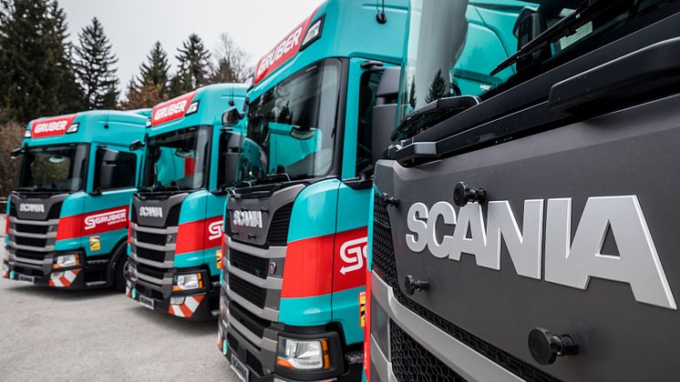 Scania Biodiesel-Lkw-Flotte