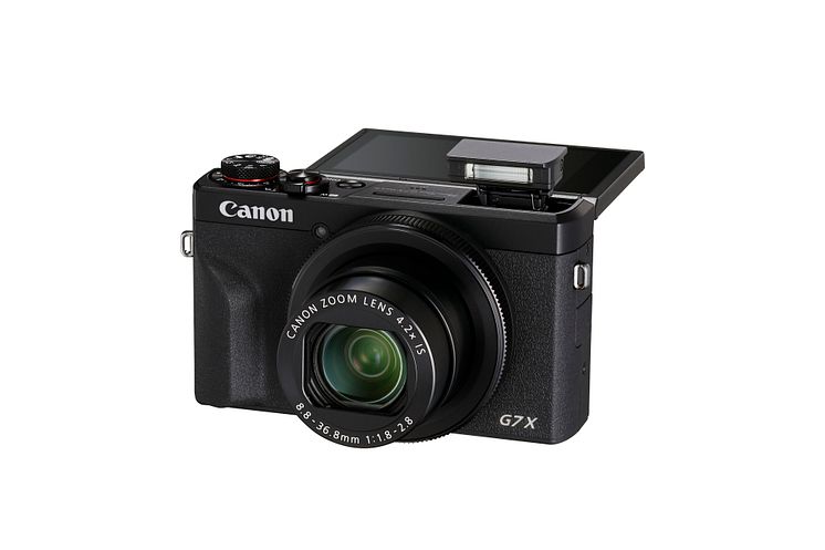 PowerShot G7X MK III Flash Up BK FSL 02