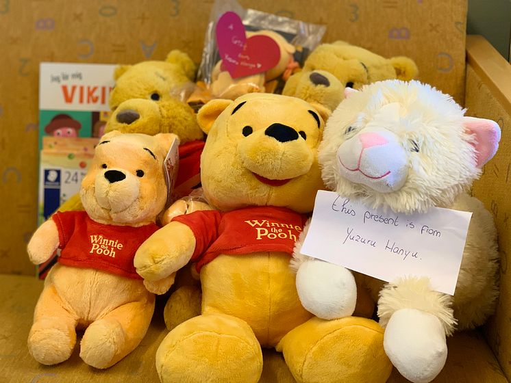 Teddy Bears sent to the Foundation Astrid Lindgren Children's Hospital