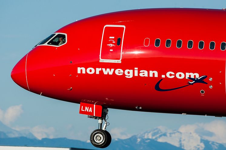 Norwegians första Boeing 787 Dreamliner 